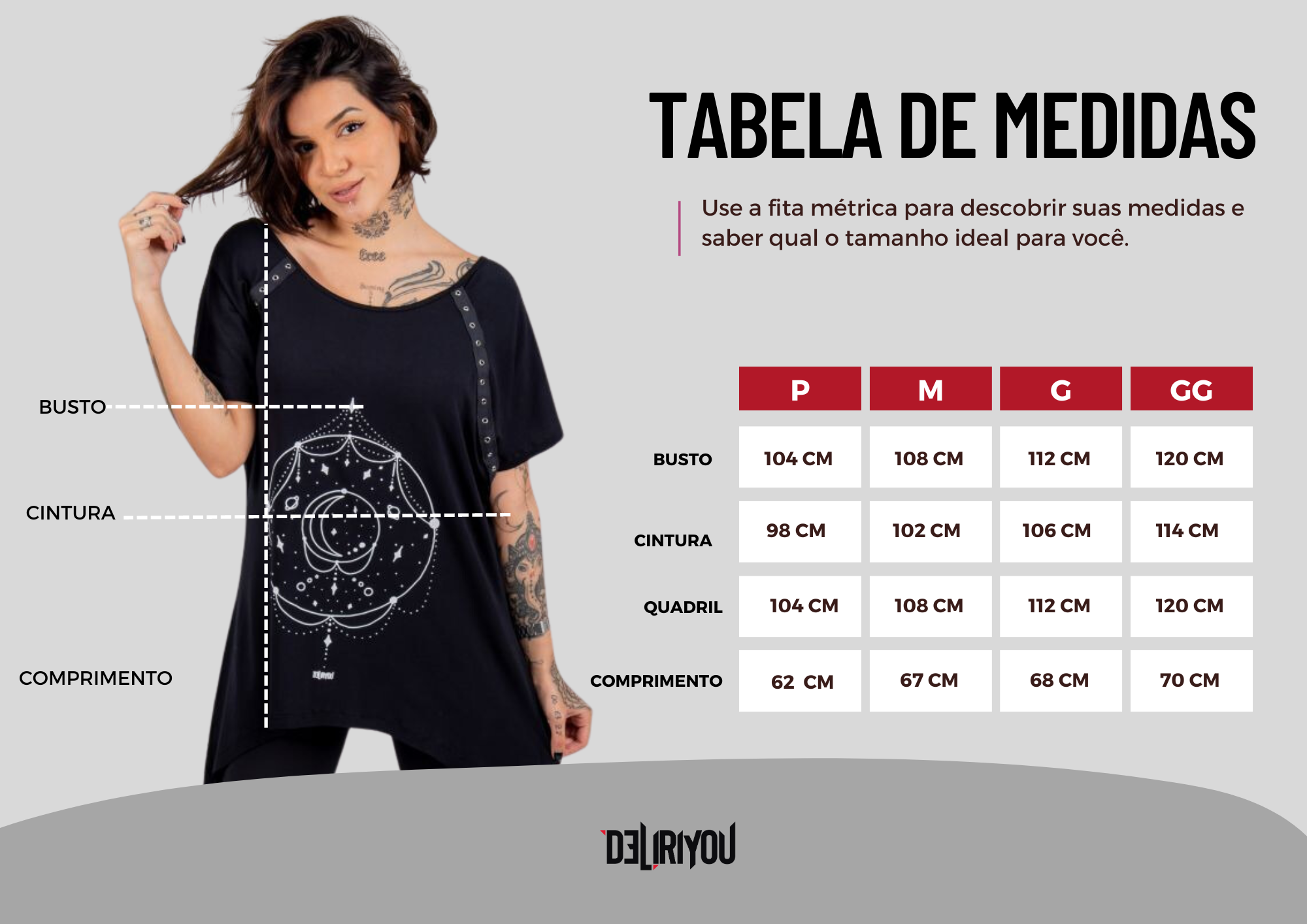 Tabela de medidas