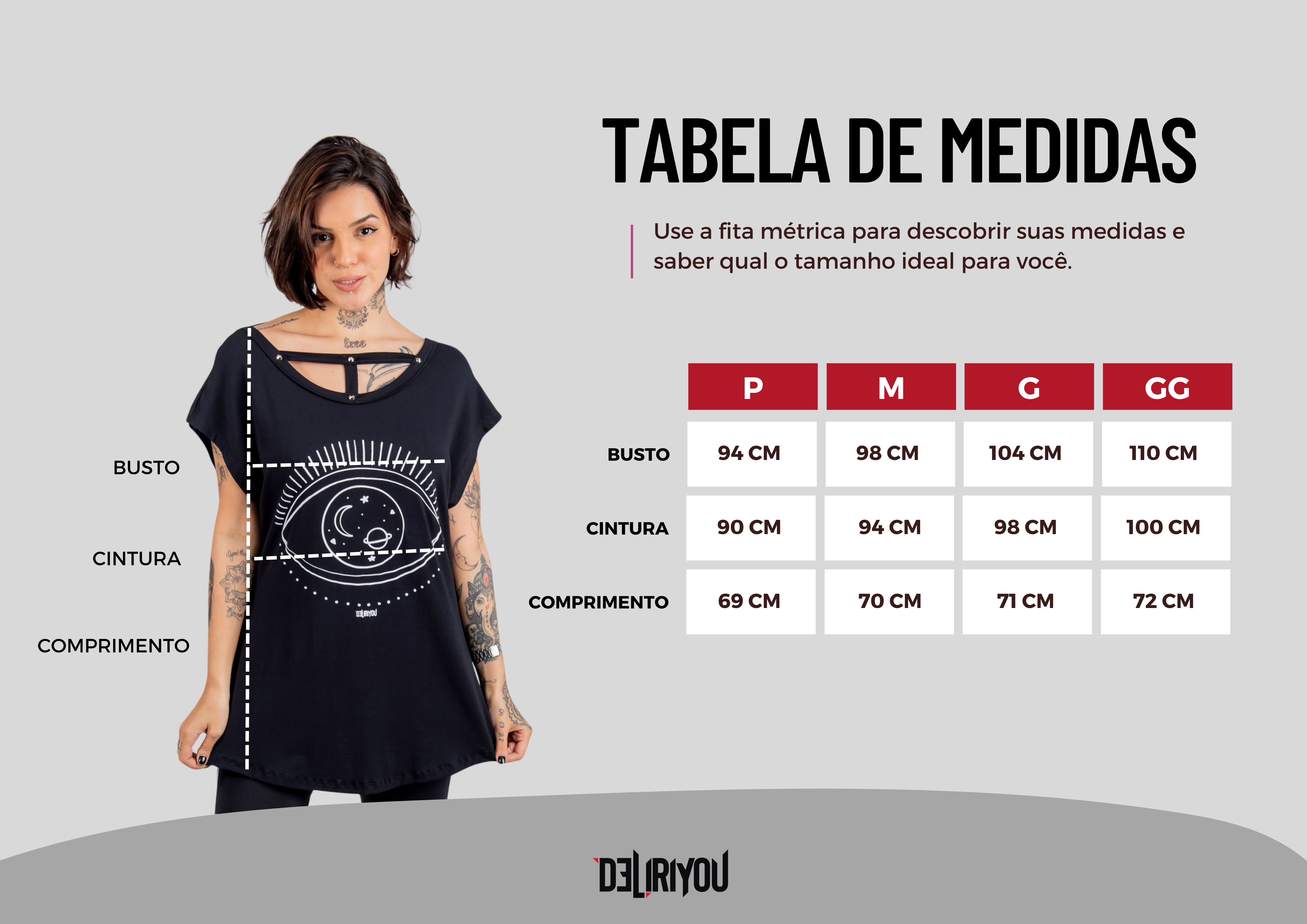 Tabela de medidas