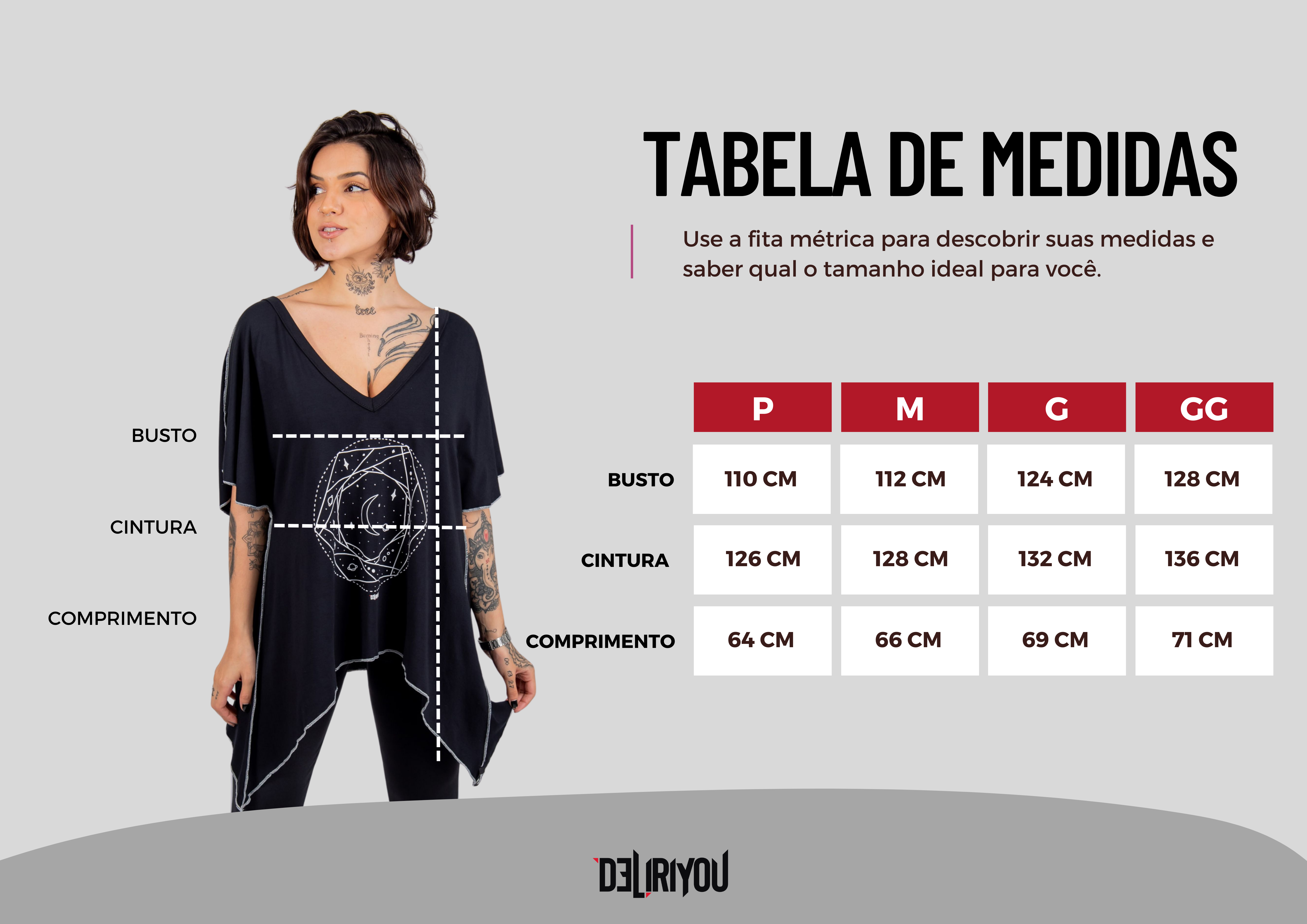 Tabela de medidas
