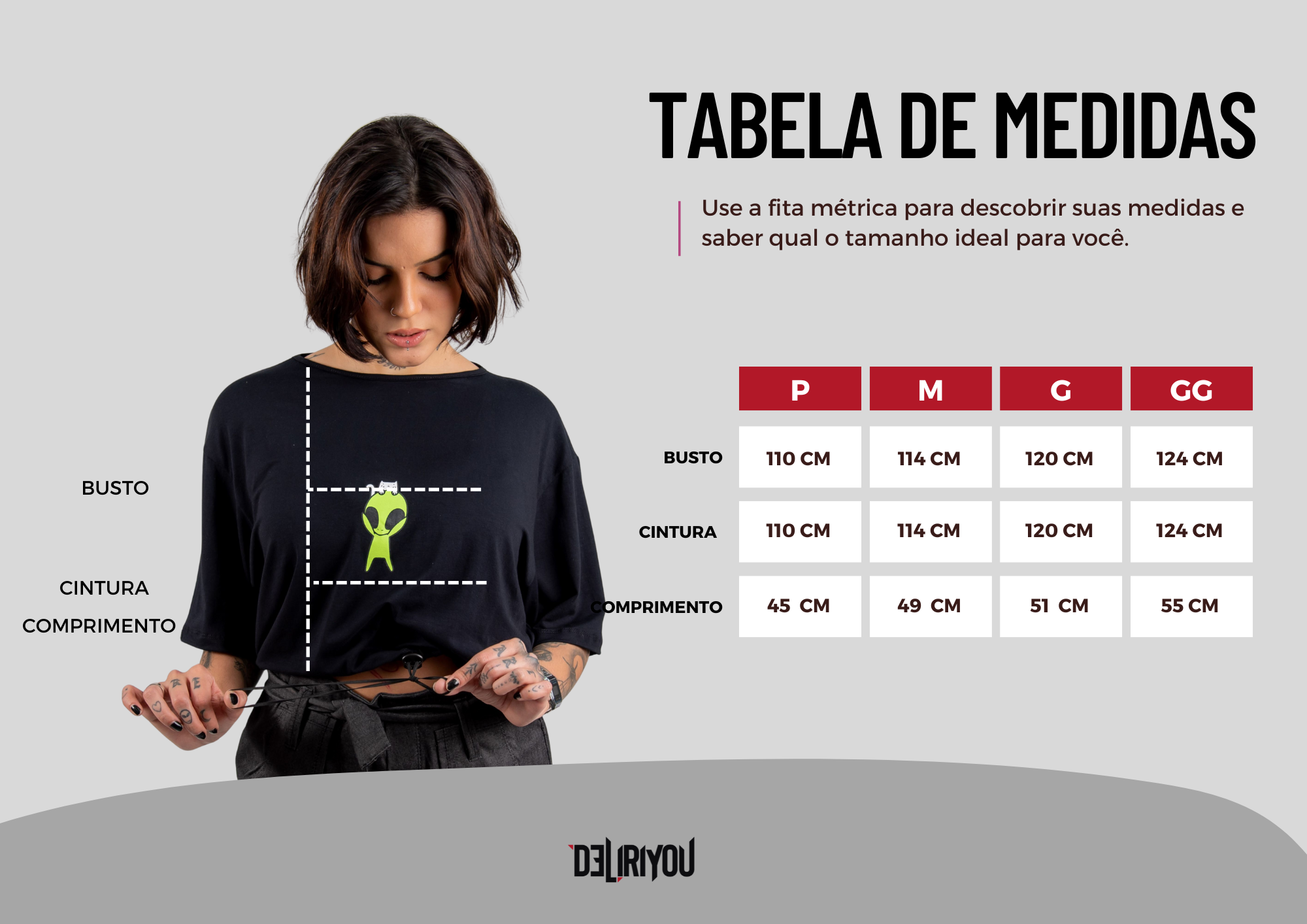 Tabela de medidas