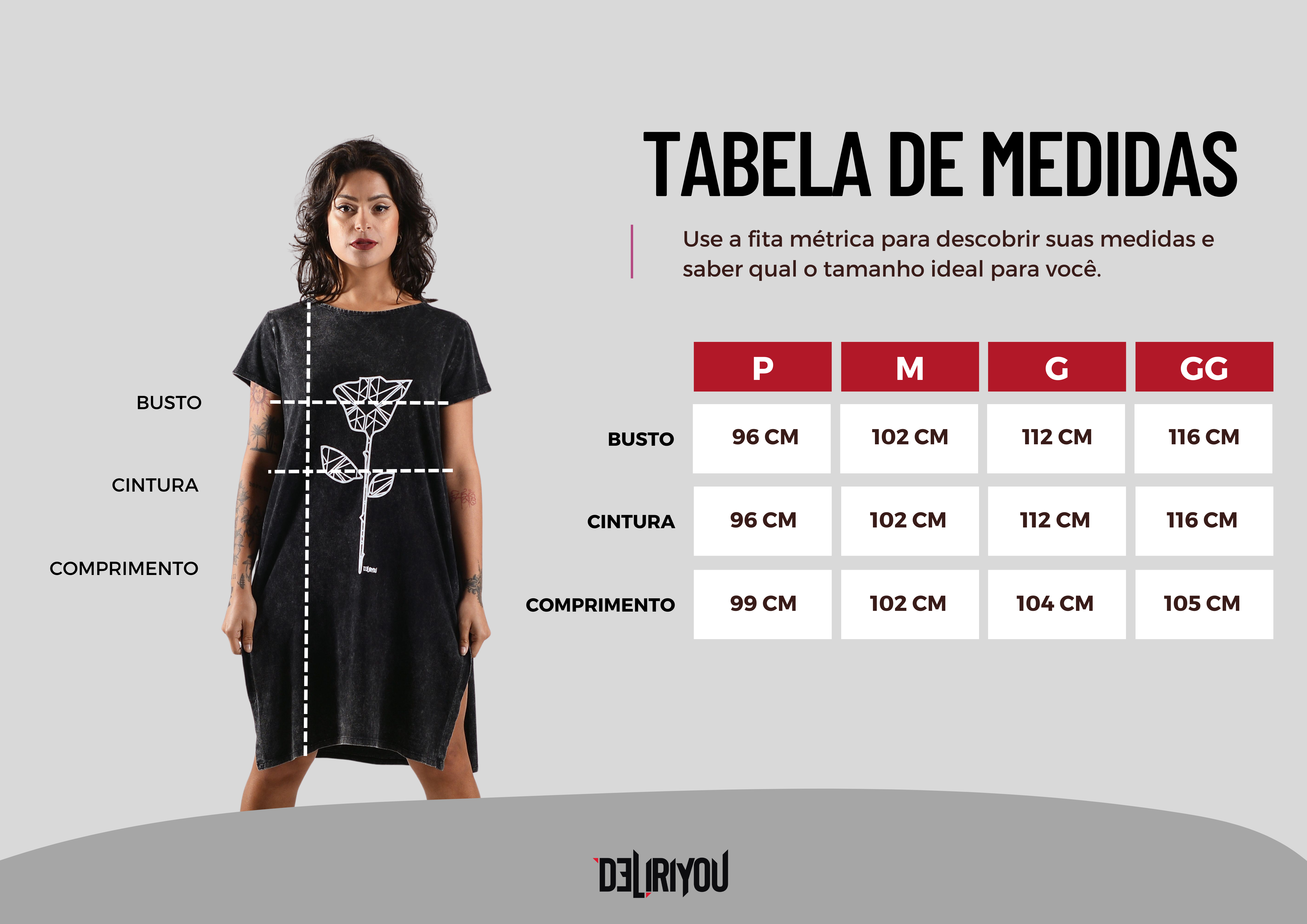 Tabela de medidas
