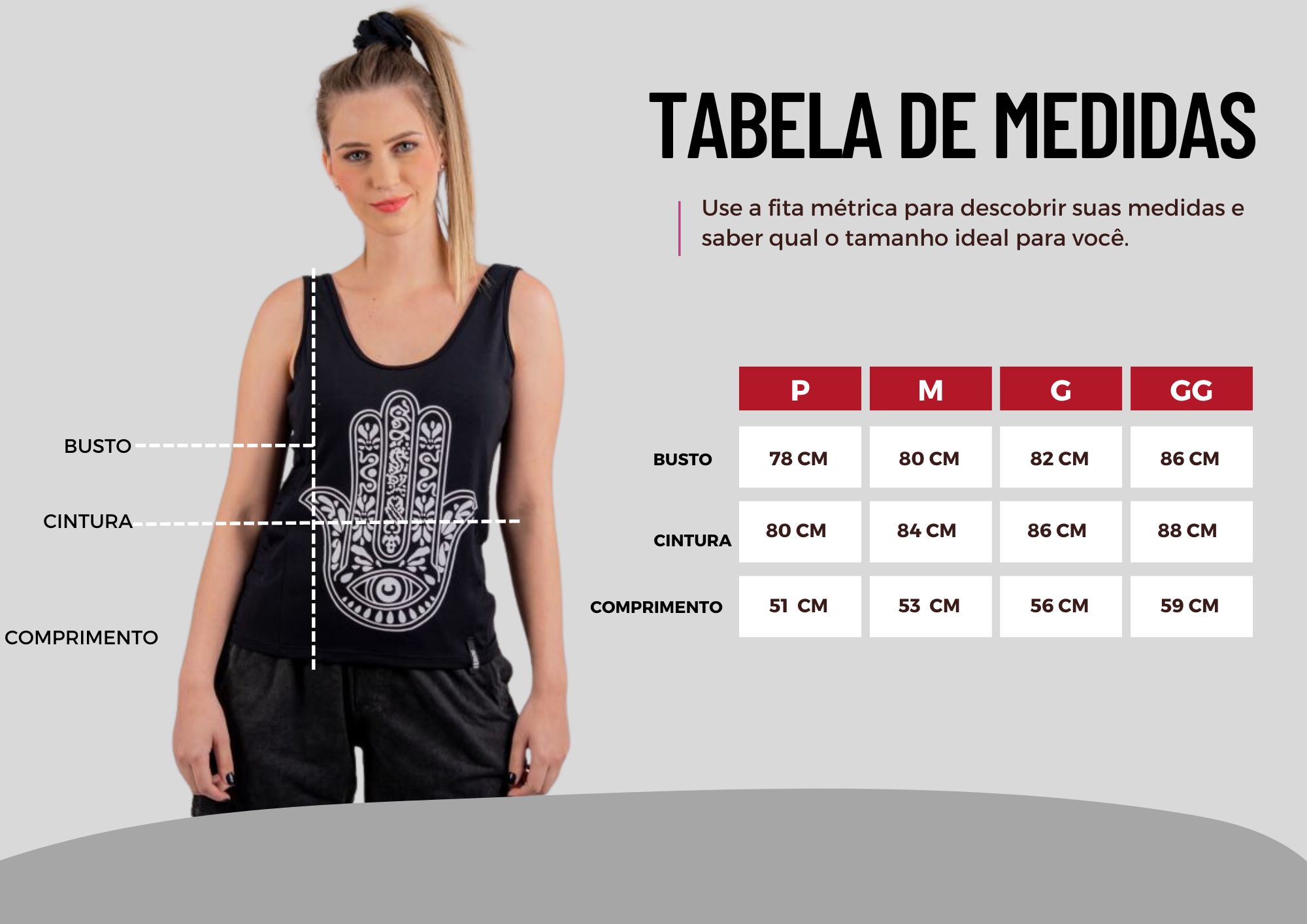 Tabela de medidas