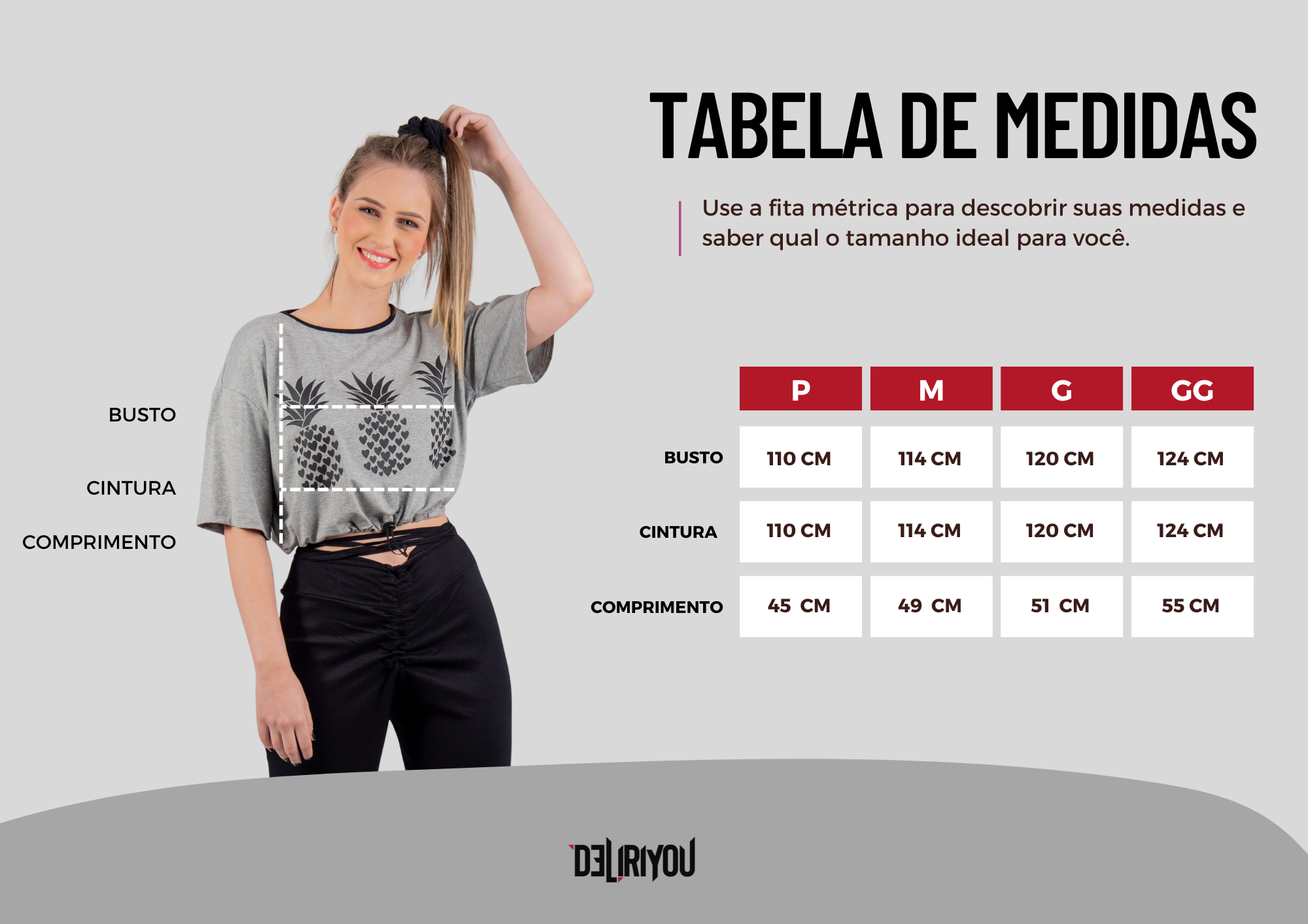 Tabela de medidas