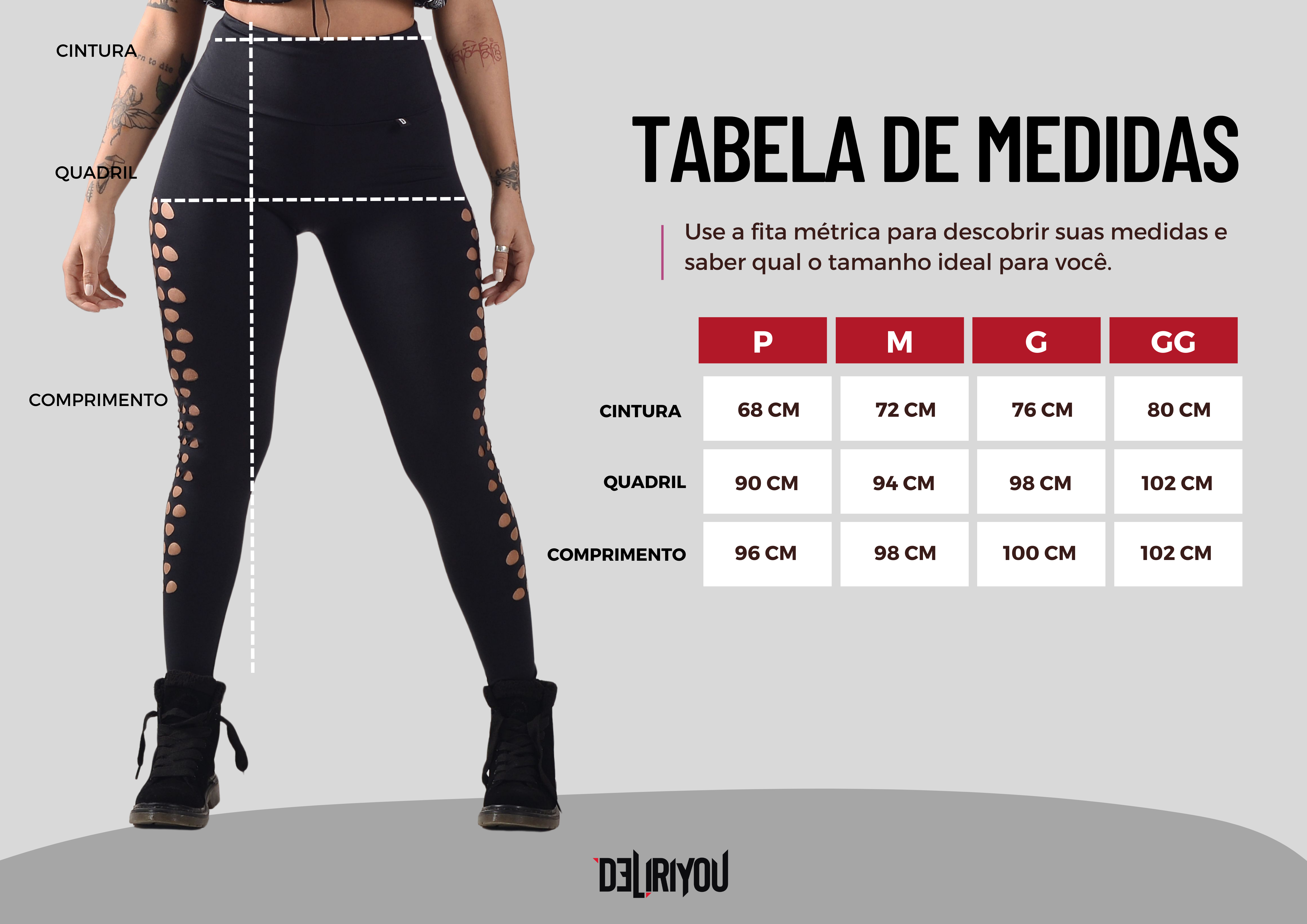 Tabela de medidas