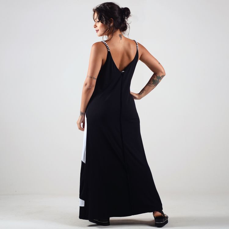 Vestido P&B Espiral