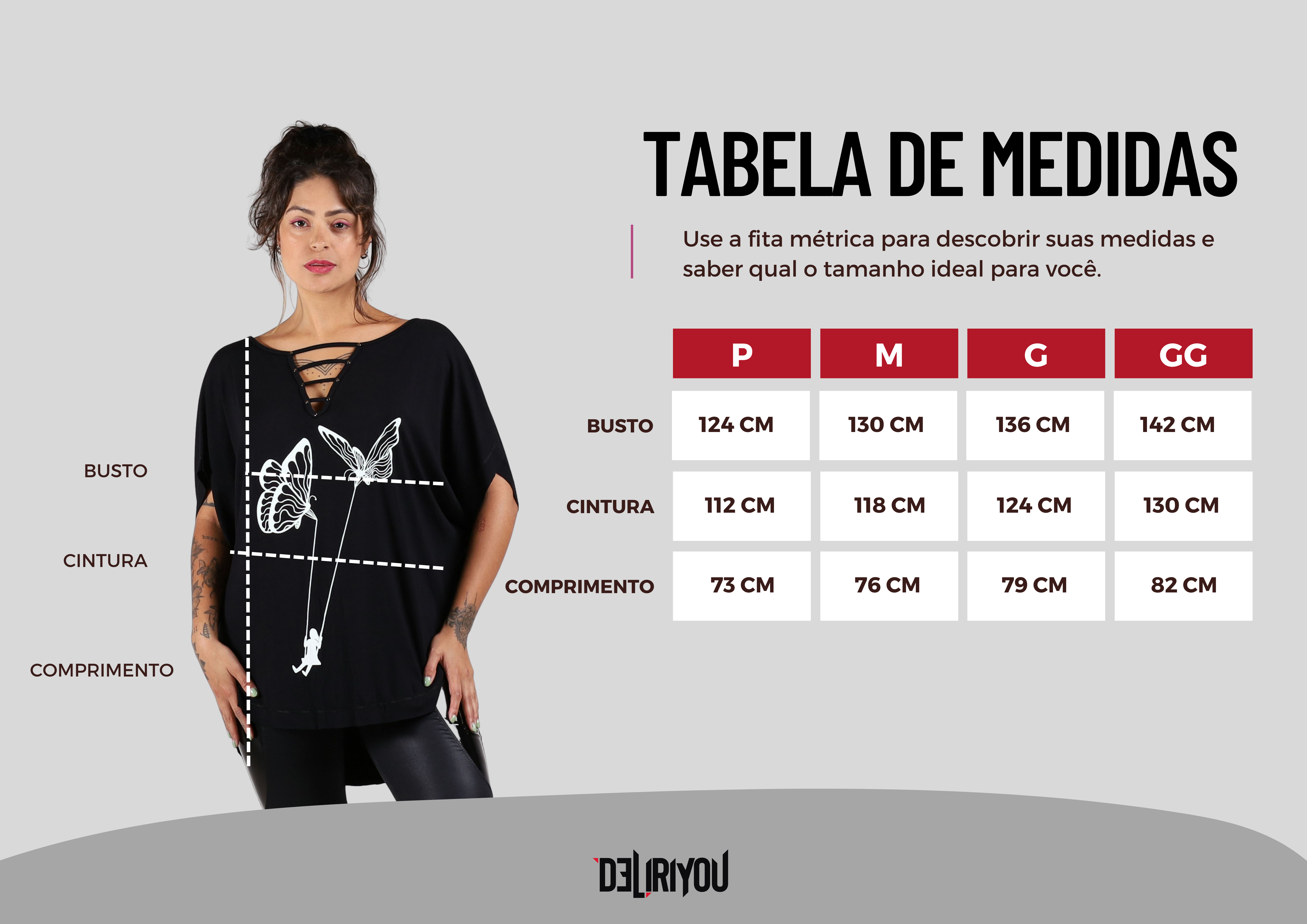 Tabela de medidas