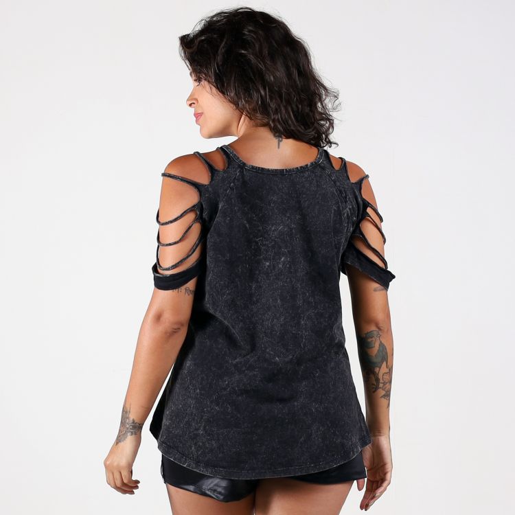 Blusa Marmorizada Teddy Bear