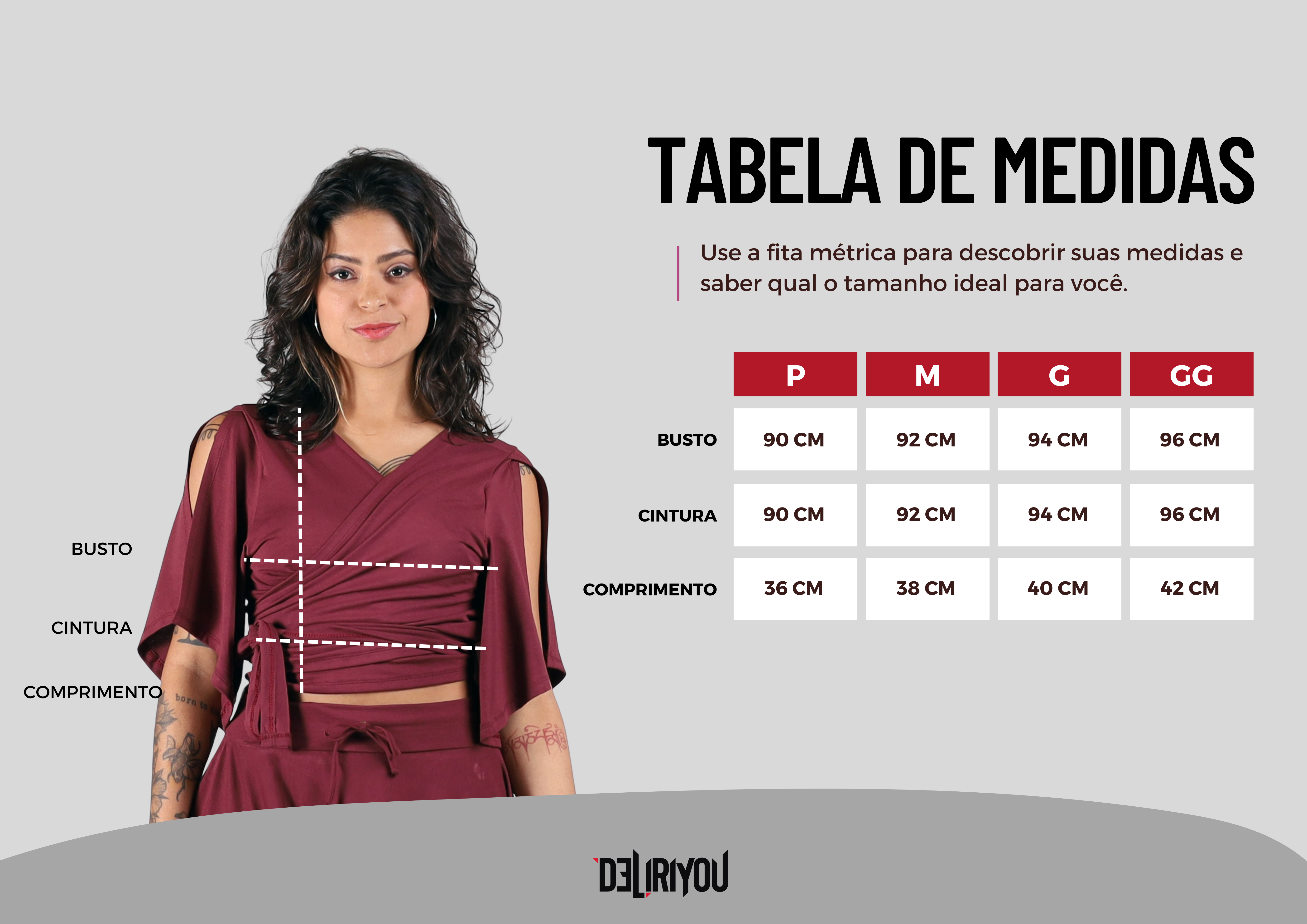 Tabela de medidas