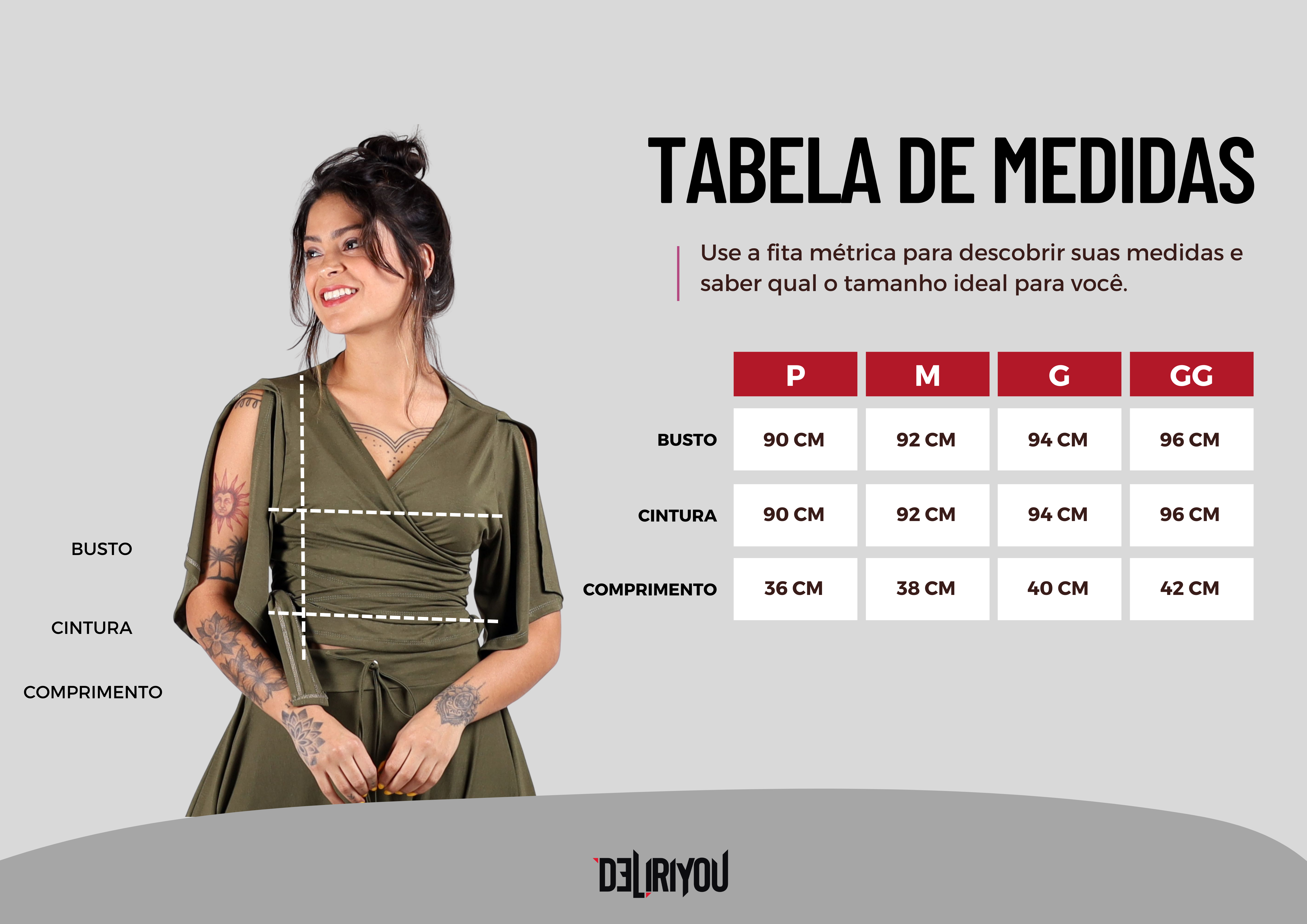 Tabela de medidas
