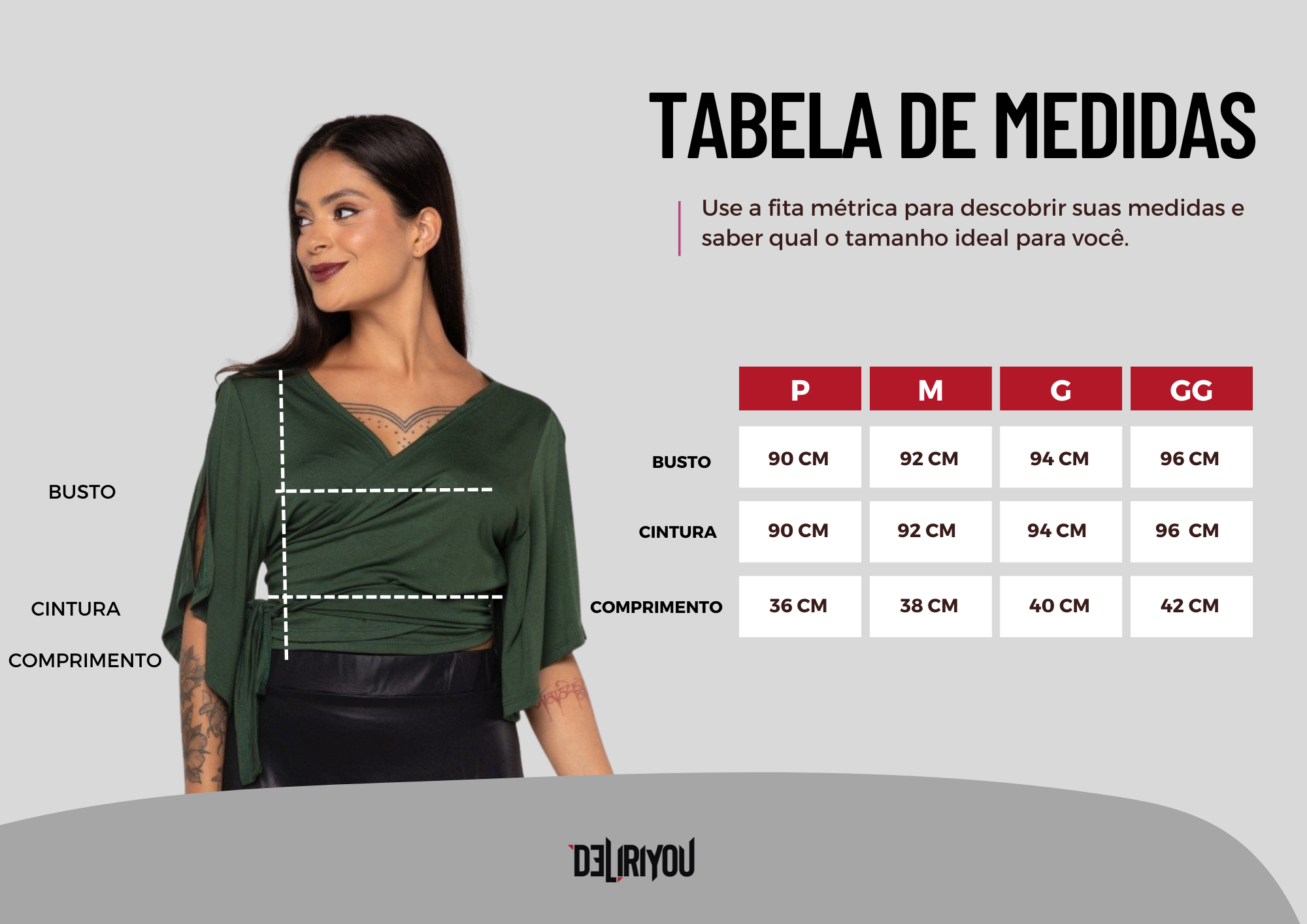 Tabela de medidas