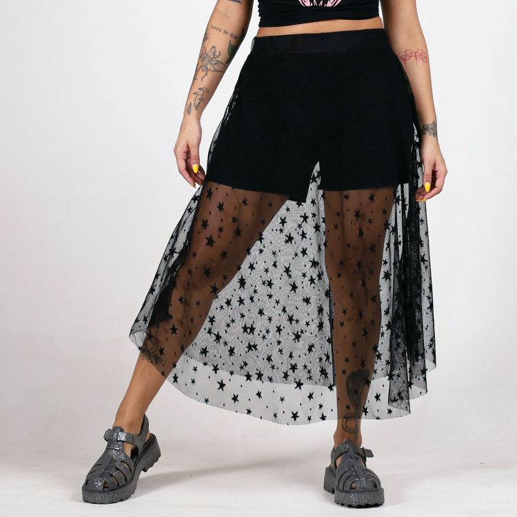 Saia Midi Tule Star