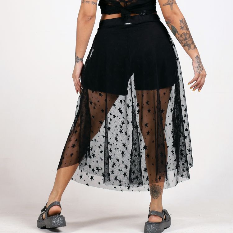 Saia Midi Tule Star