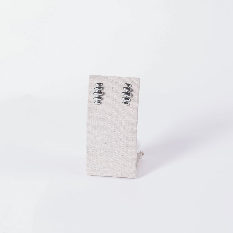 Brinco Bolas Chatas Prata