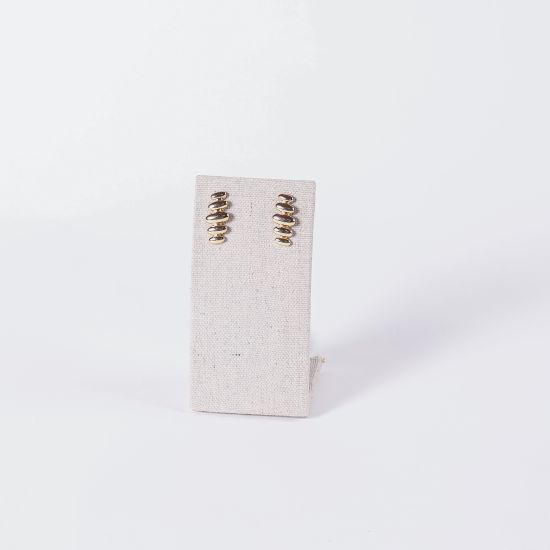 Brinco Bolas Chatas Dourado