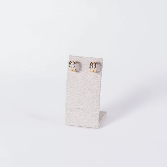 Brinco Argola Três Fios Dourada