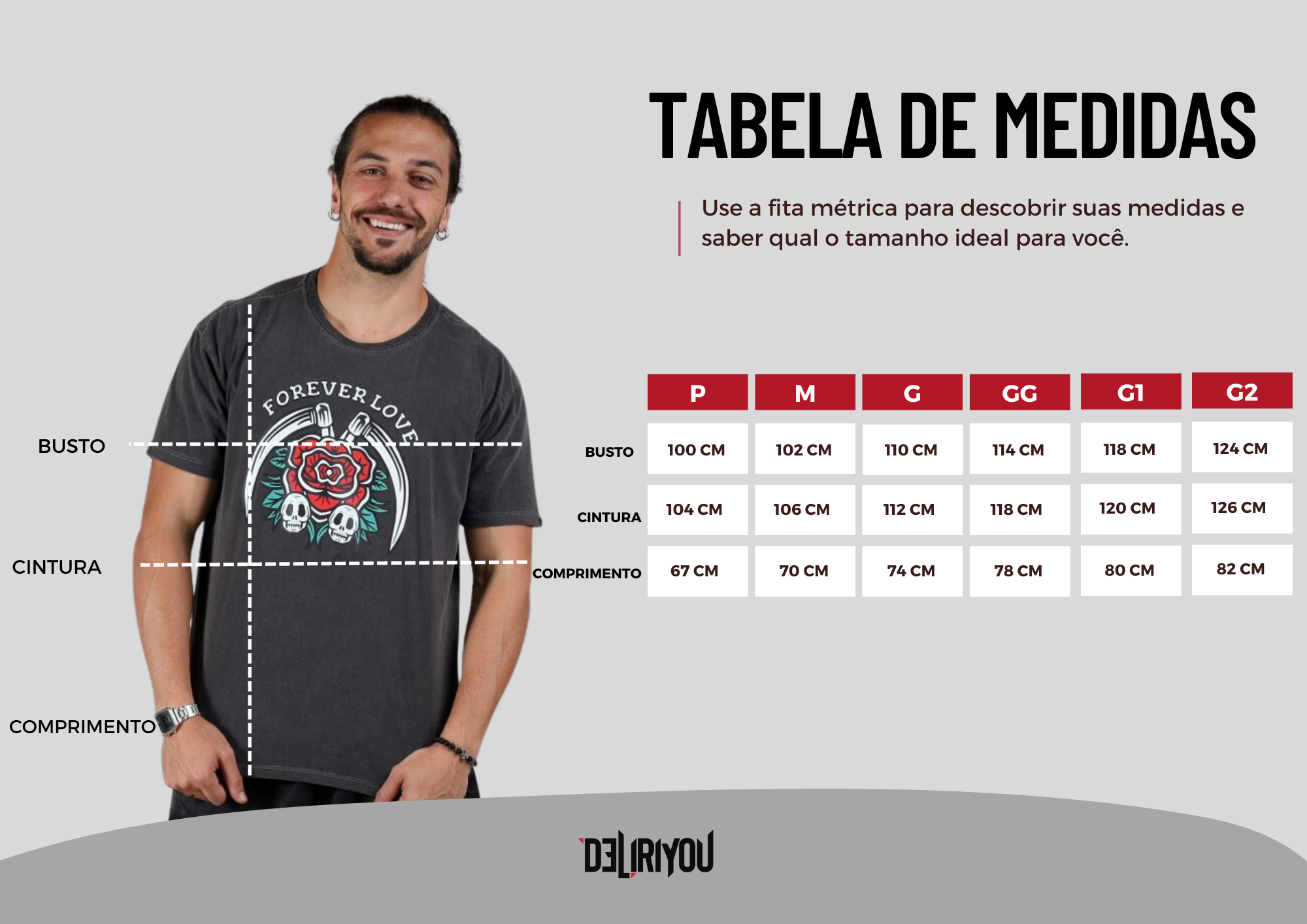 Tabela de medidas