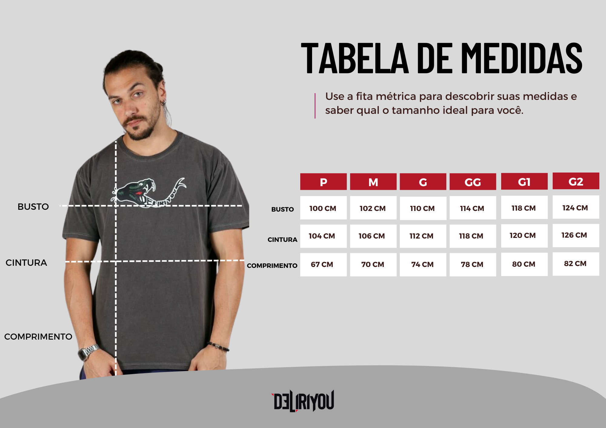 Tabela de medidas