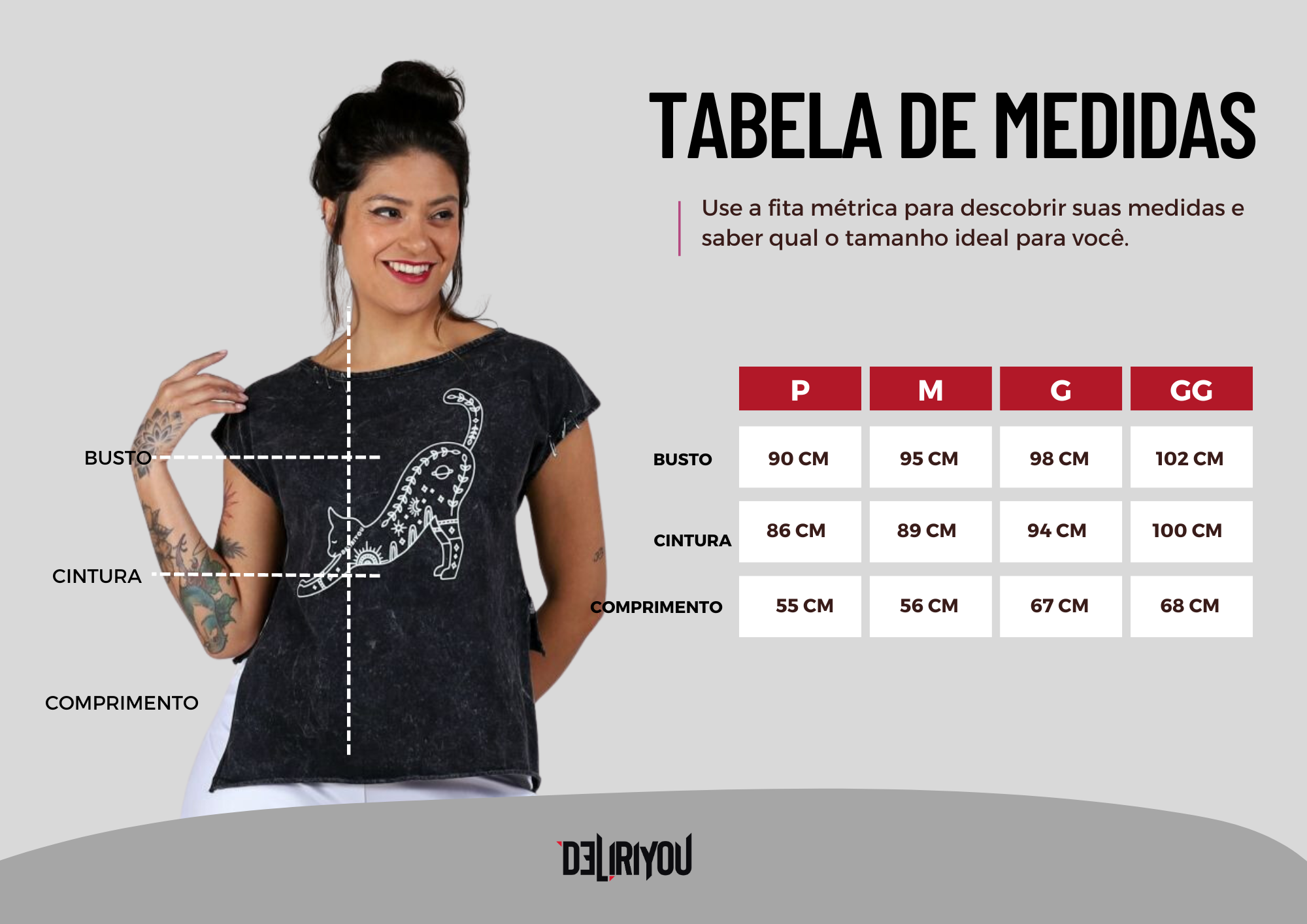 Tabela de medidas