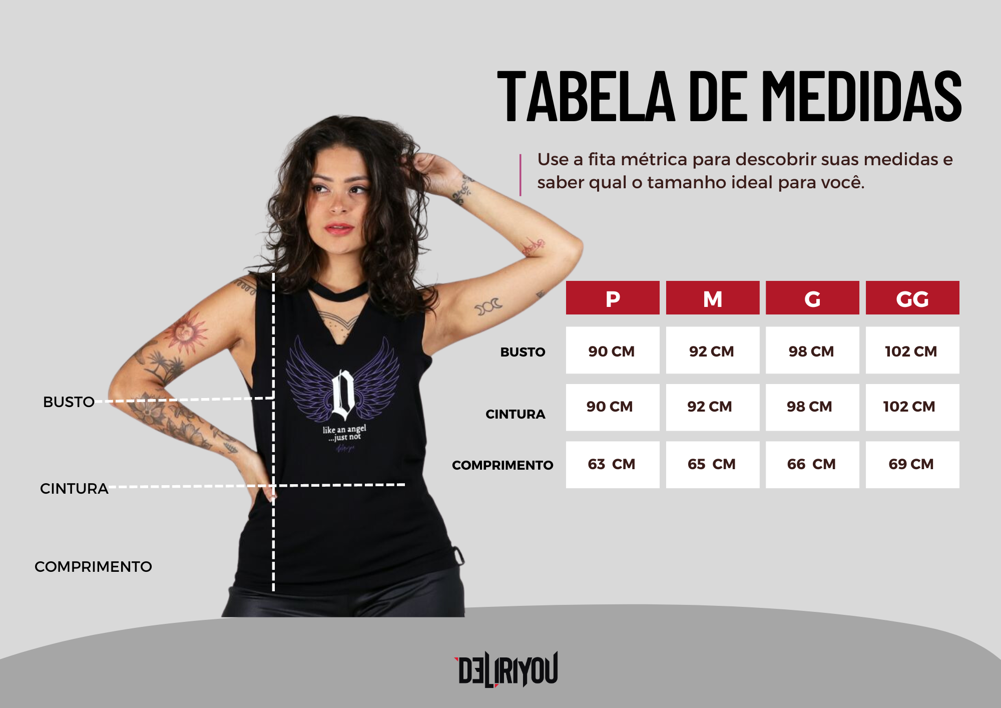 Tabela de medidas