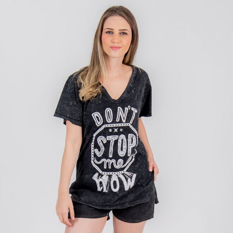 Blusa Estonada Don't Stop