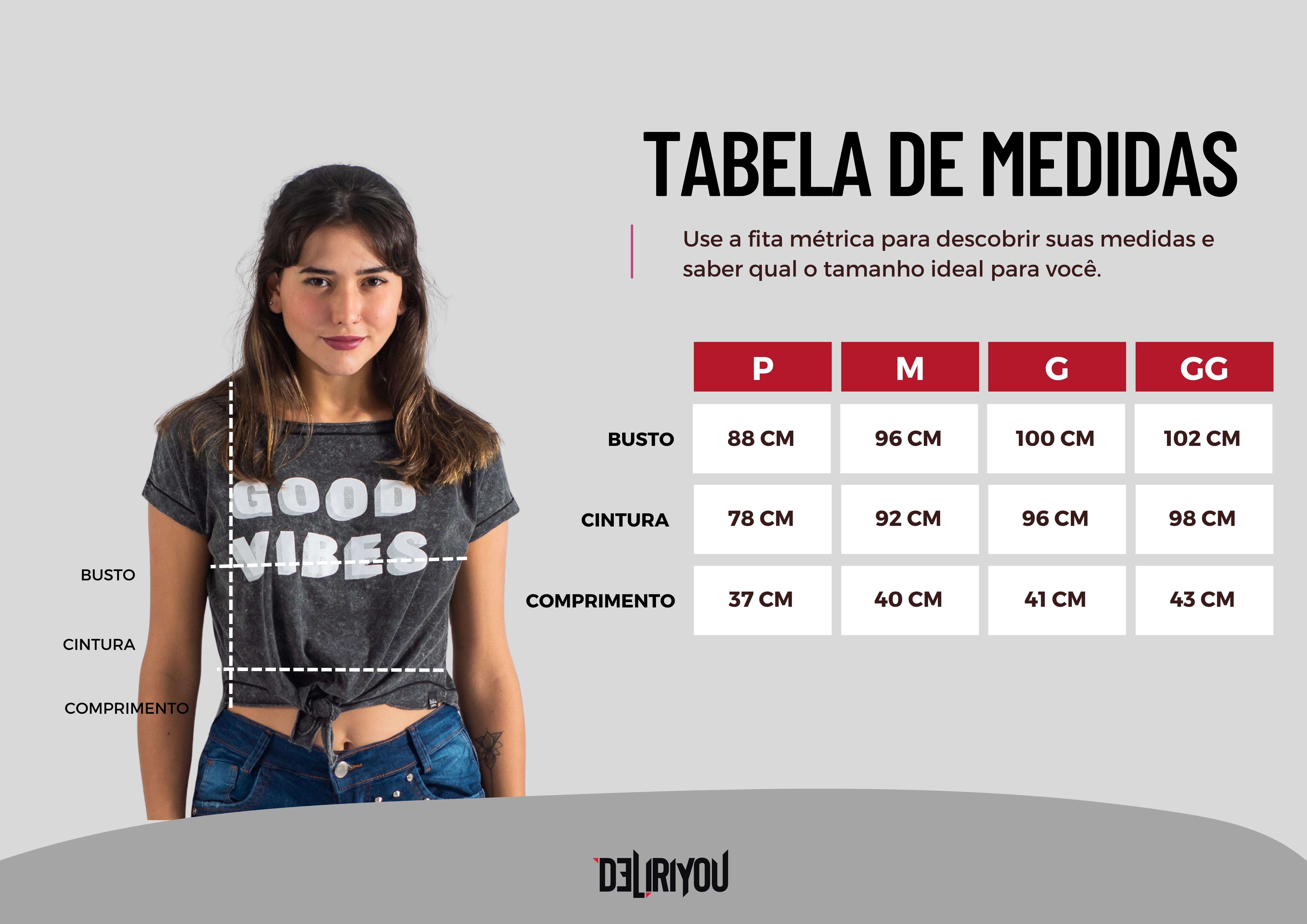 Tabela de medidas
