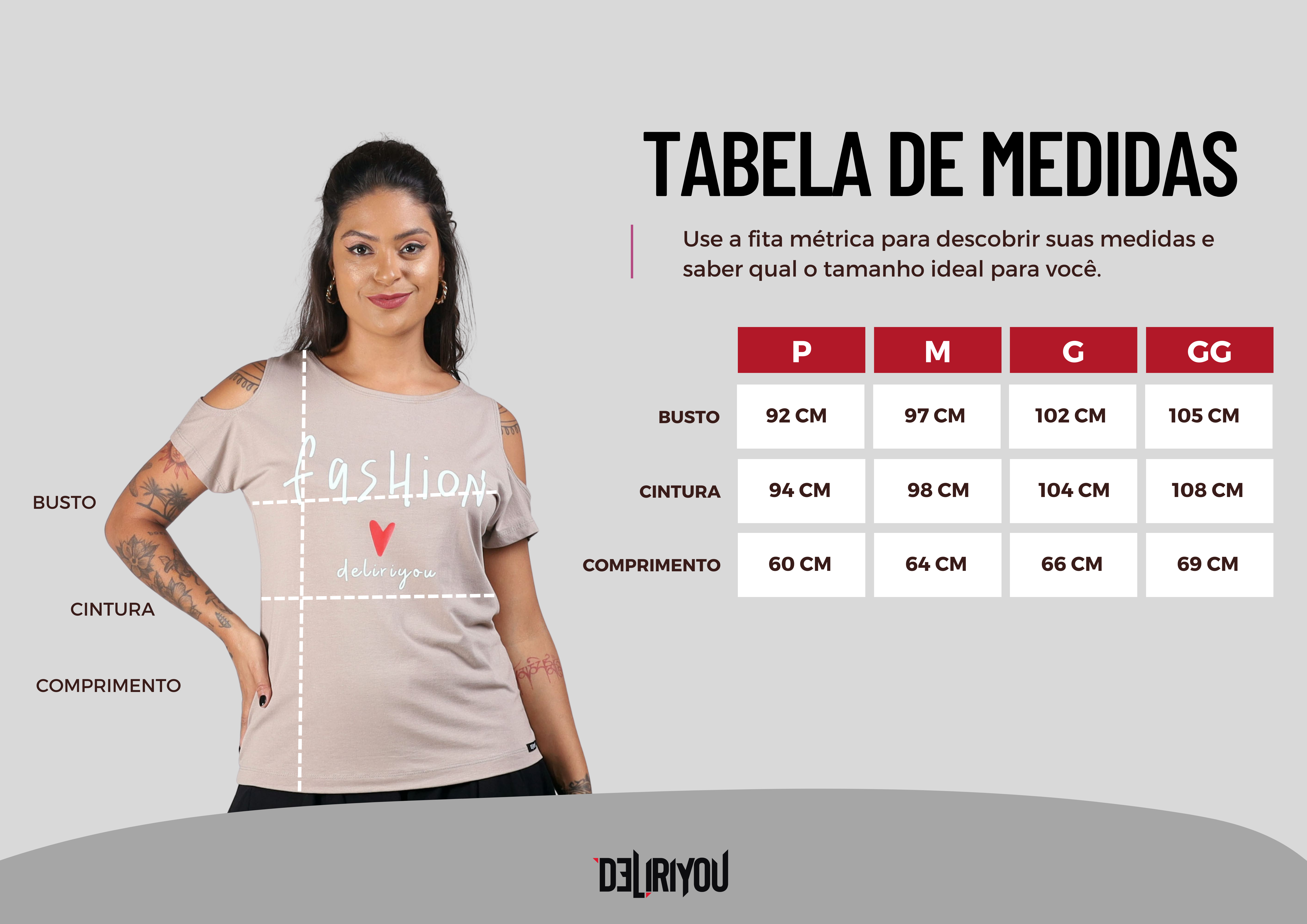 Tabela de medidas
