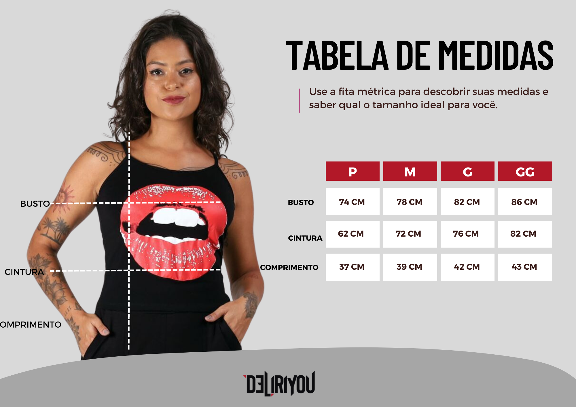 Tabela de medidas