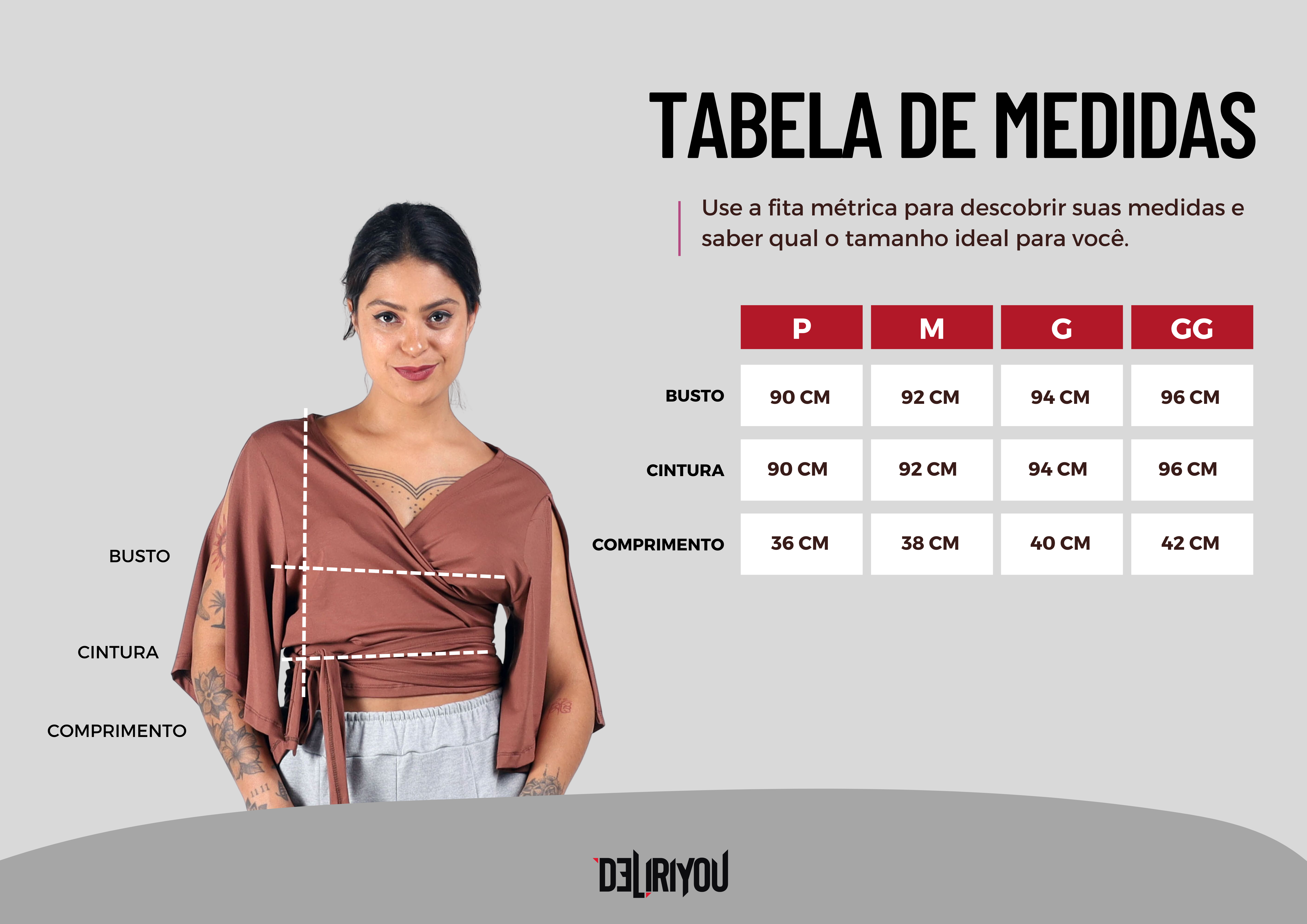Tabela de medidas