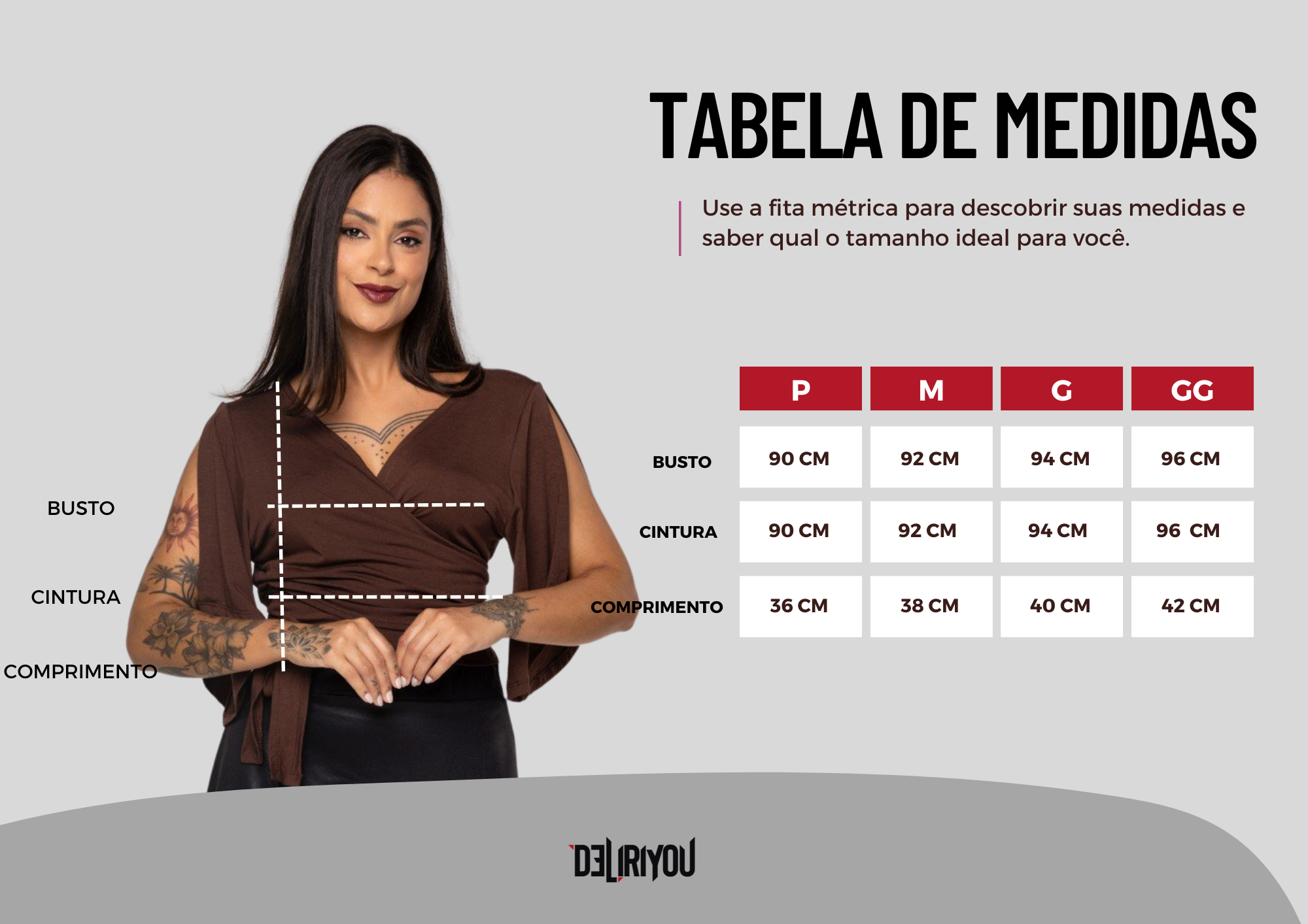 Tabela de medidas