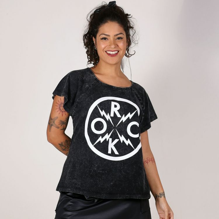 Blusa Estonada Rock