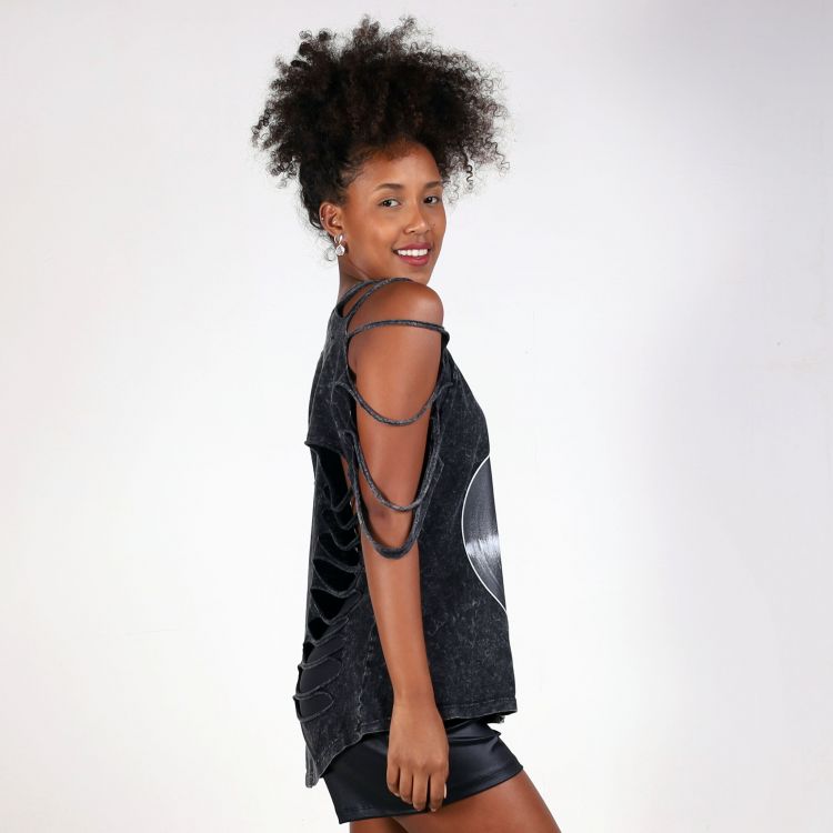 Blusa Estonada Moon Disco