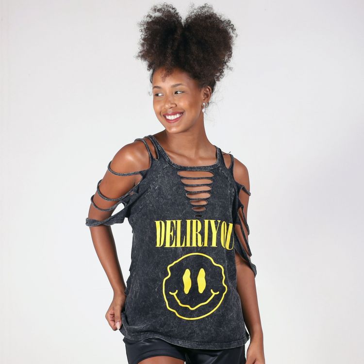Blusa Estonada Deliriyou Smile