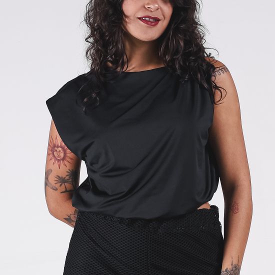 Blusa Nó Casual Dry Fit Preto