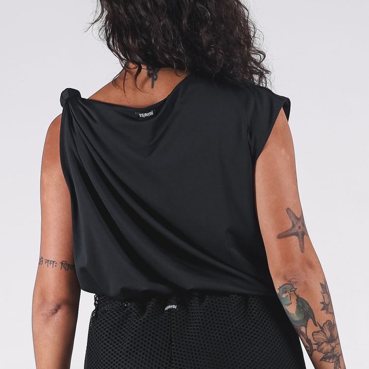 Blusa Nó Casual Dry Fit Preto