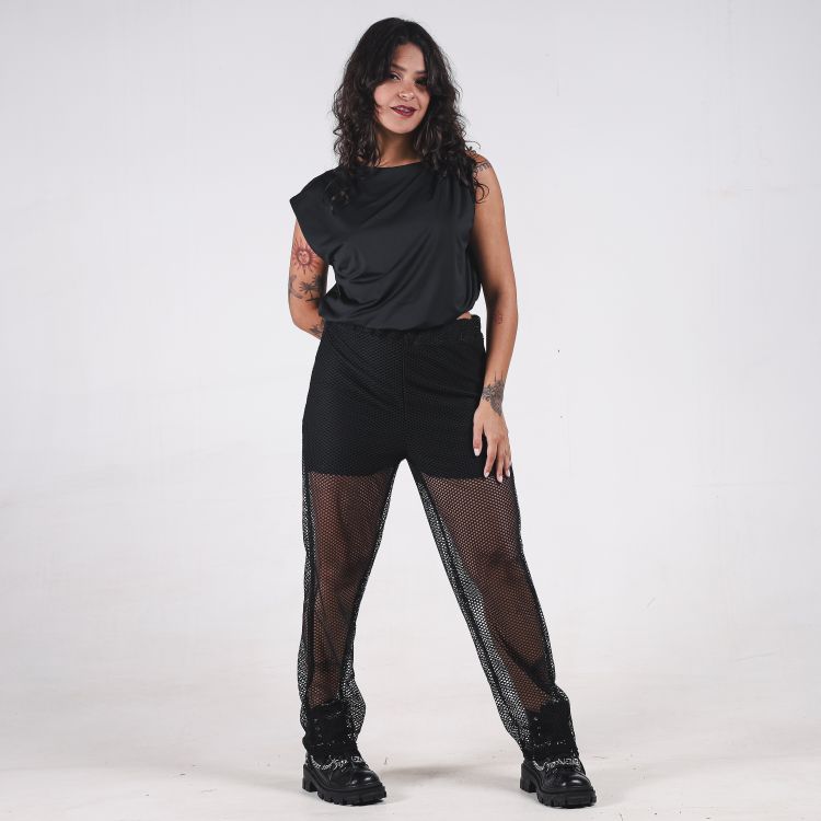 Blusa Nó Casual Dry Fit Preto