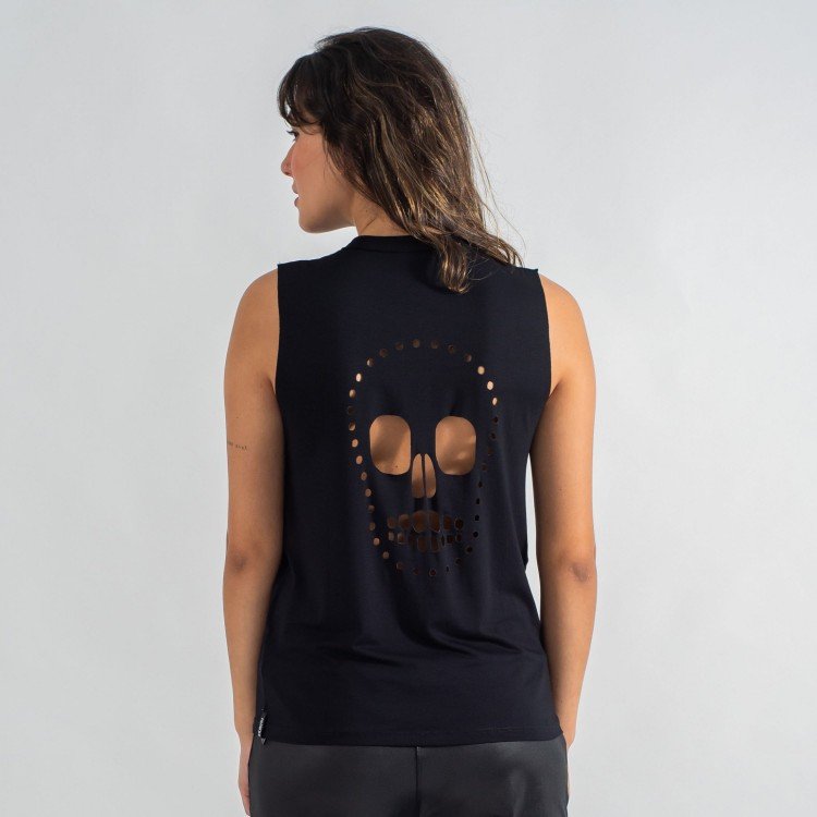 Blusa Choker Skull Star