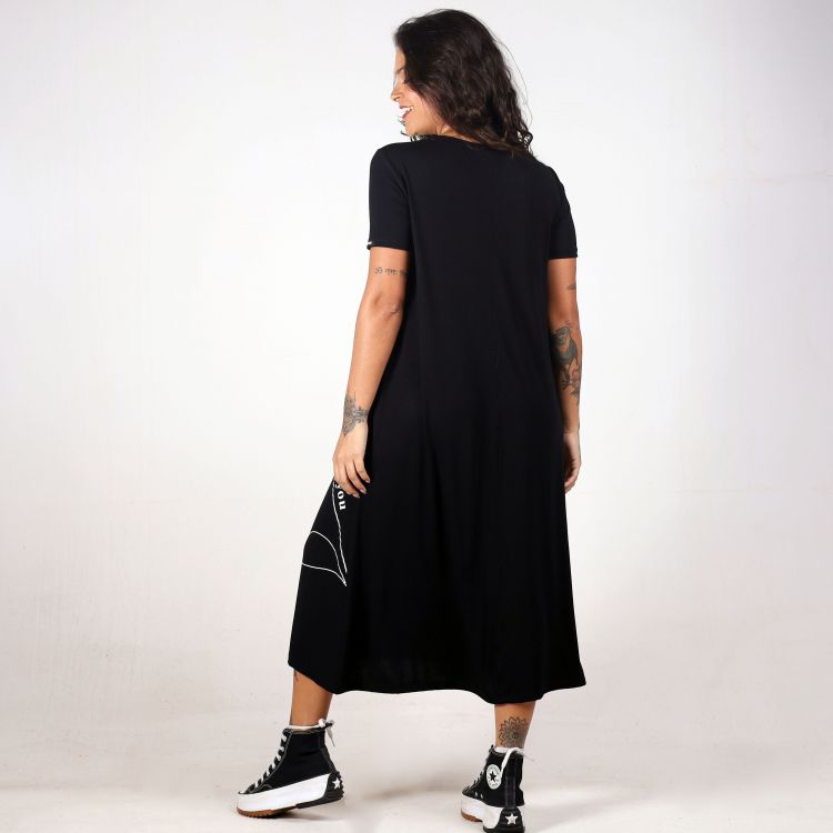 Vestido Amplo Flower