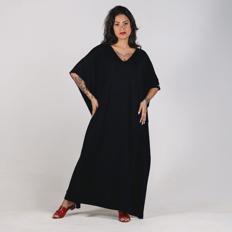 Vestido Kaftan Longo Black