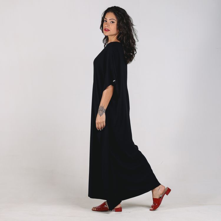 Vestido Kaftan Longo Black