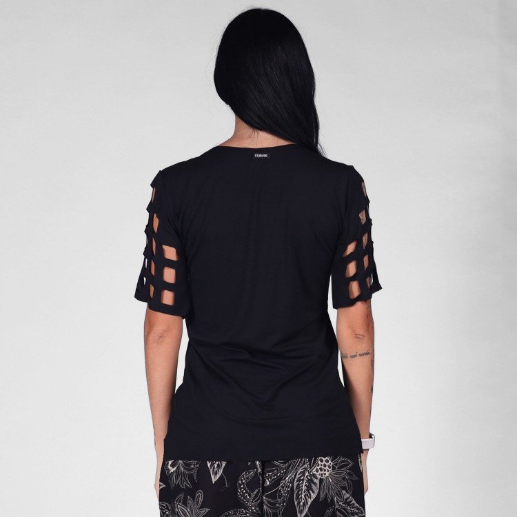 Blusa Grid Laser