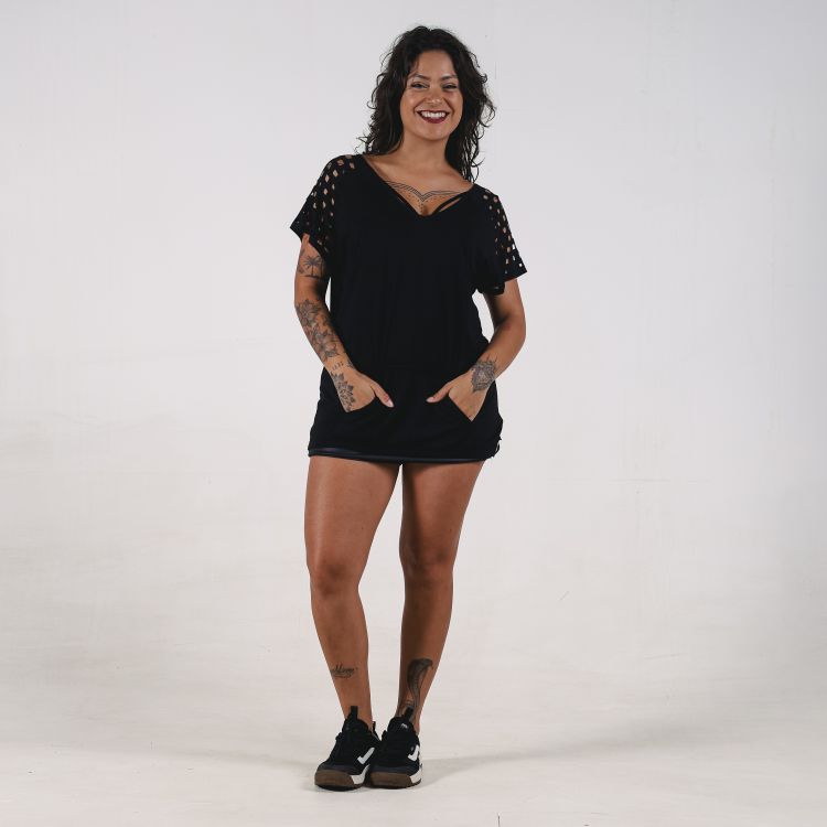 Blusa Max Grid Laser