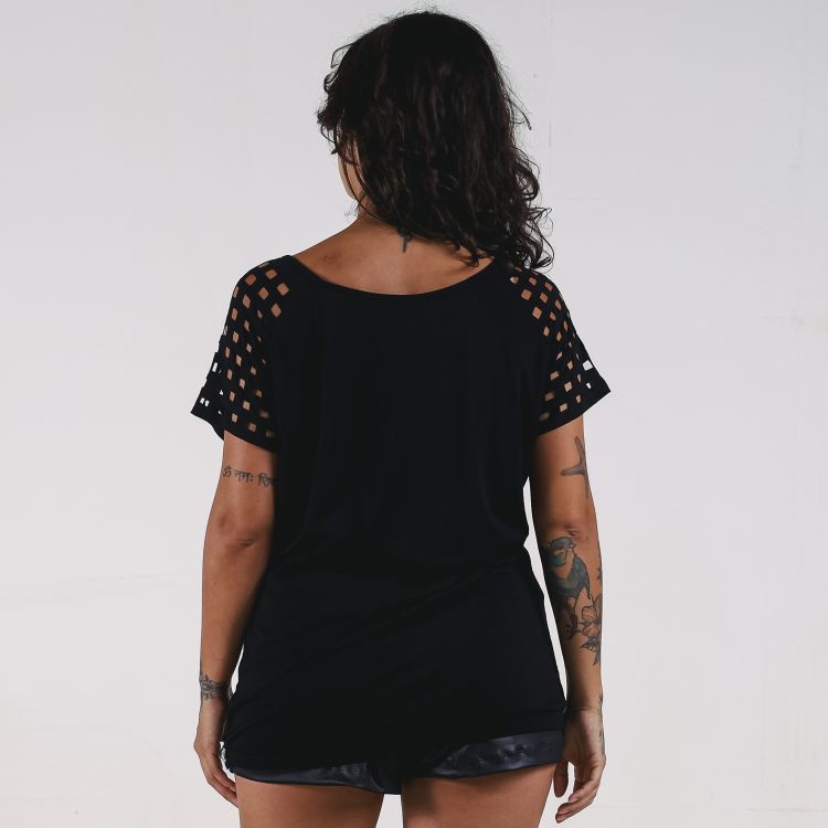Blusa Max Grid Laser