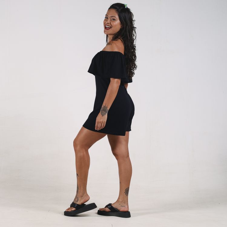 Macaquinho Ciganinha Black Canelado