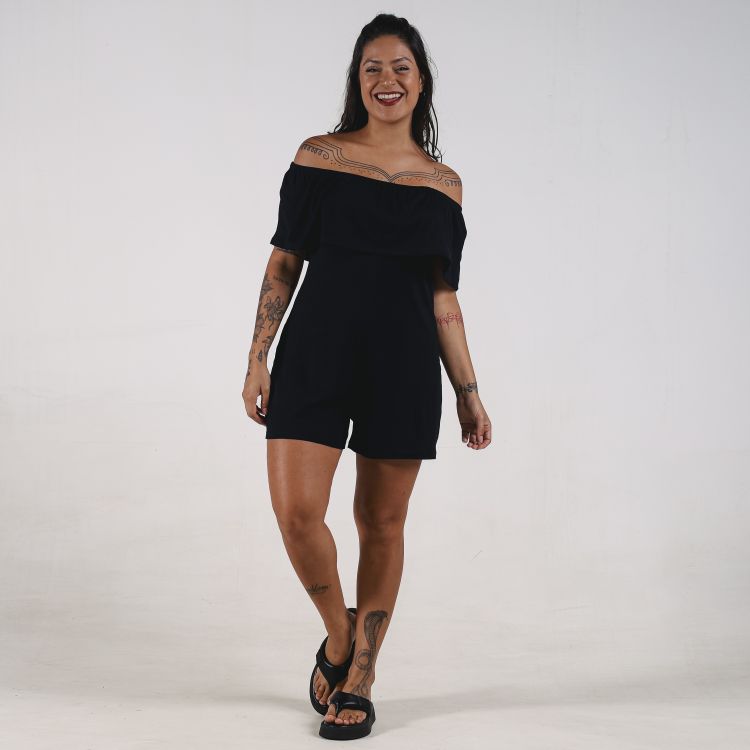 Macaquinho Ciganinha Black Canelado