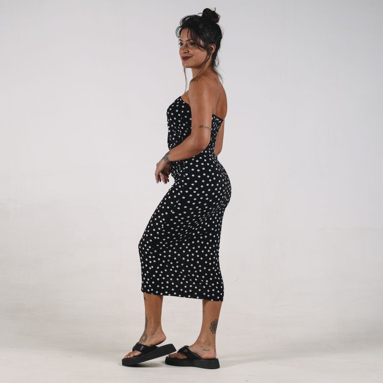 Vestido Reto Poá Deliriyou