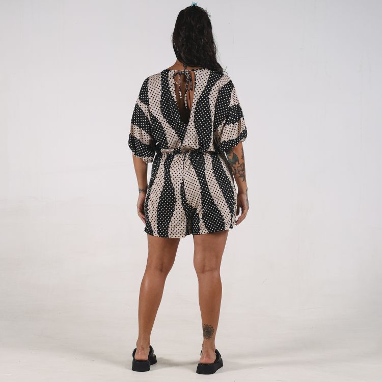 Macaquinho Short Saia Estampado Deliriyou