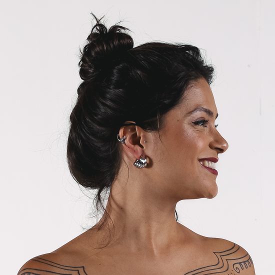 Brinco Concha Prata