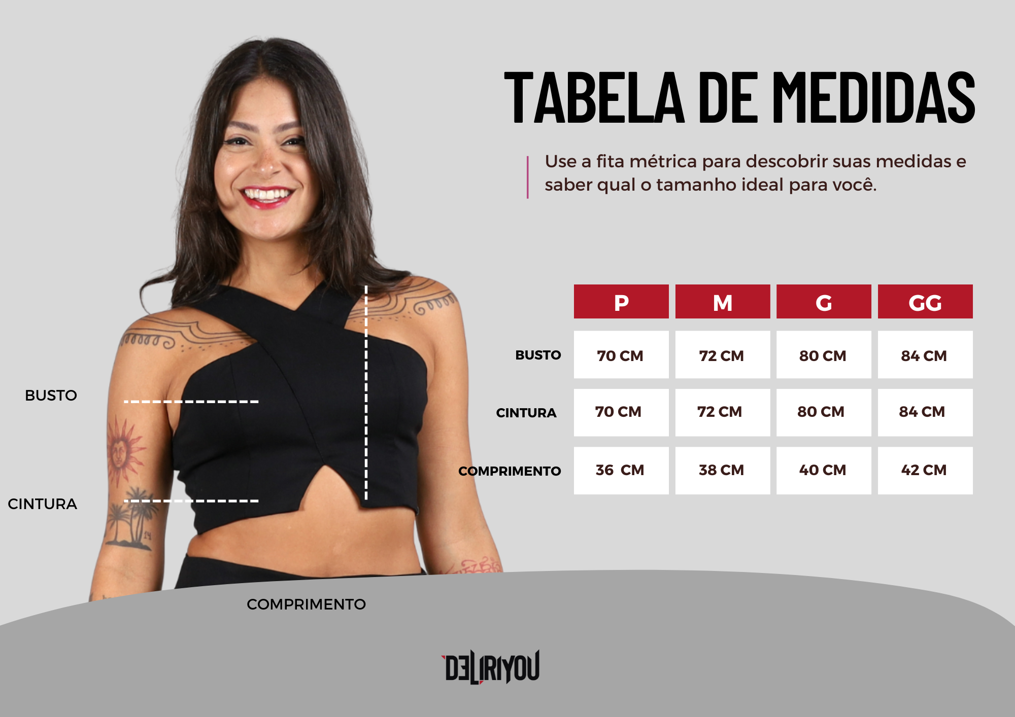 Tabela de medidas
