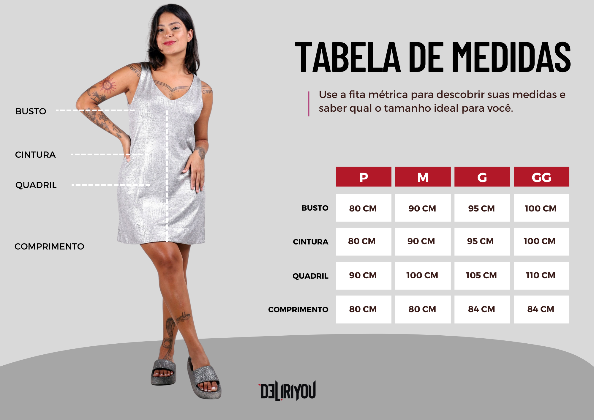 Tabela de medidas