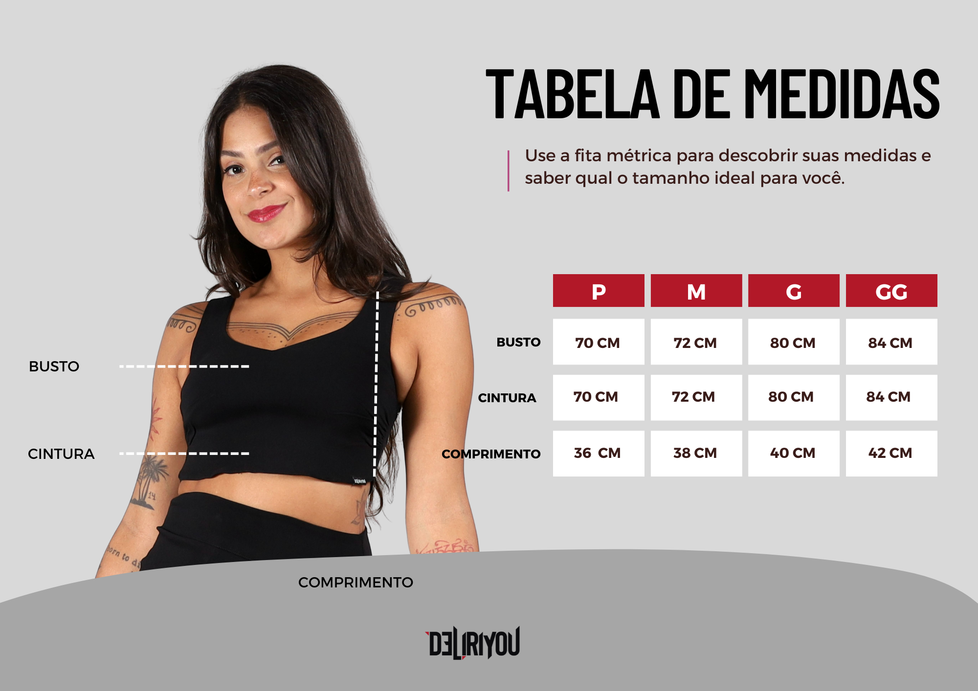 Tabela de medidas